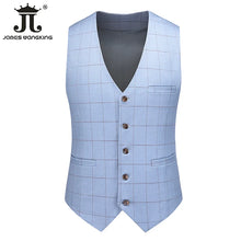 Load image into Gallery viewer, Jacket+Vest+Pants Plaid Suit 3-Piece