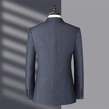 Load image into Gallery viewer, Dark Grey Men&#39;s Jacket + Vest + Pants